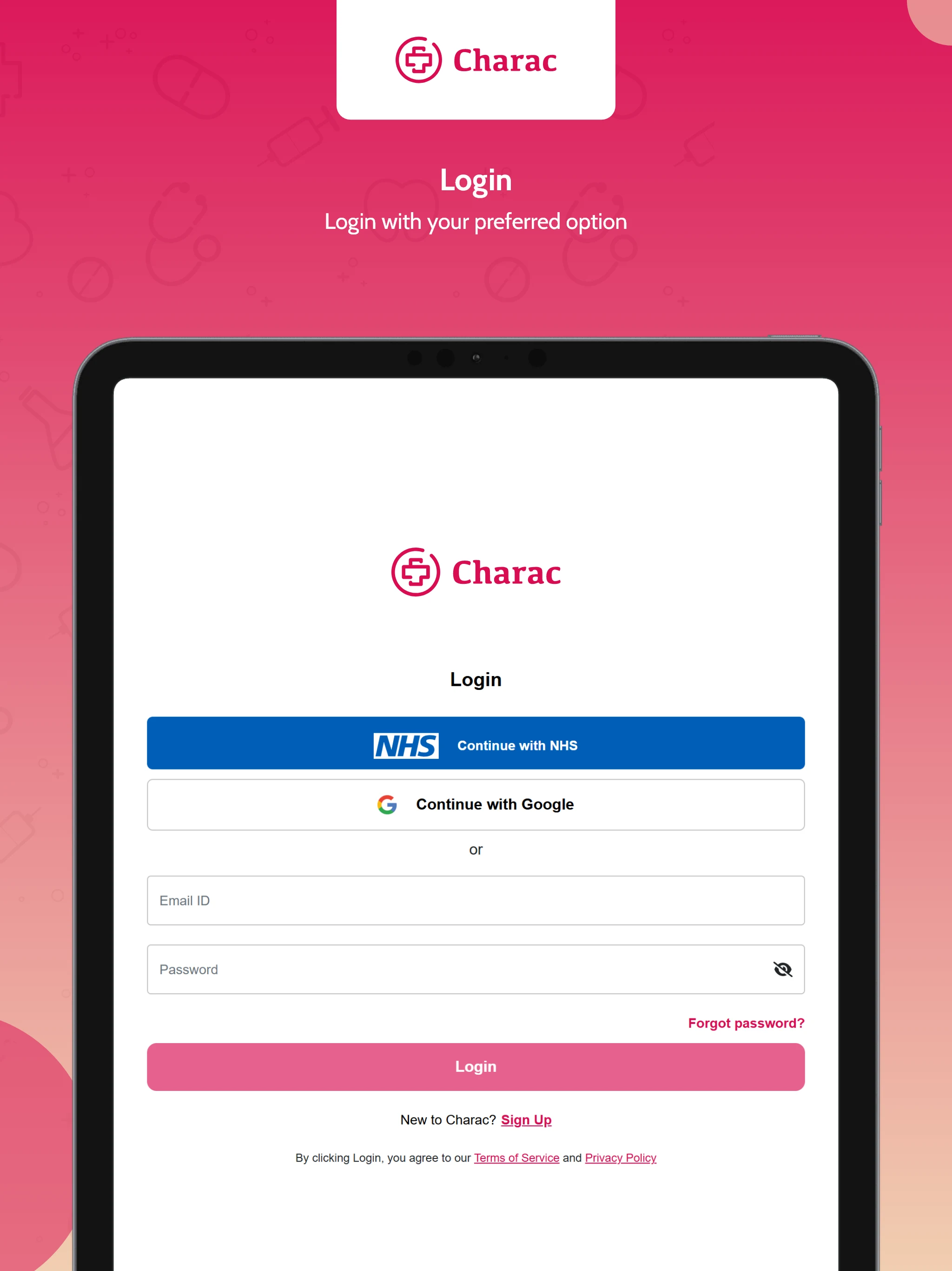 Charac - The Pharmacy App screenshot
